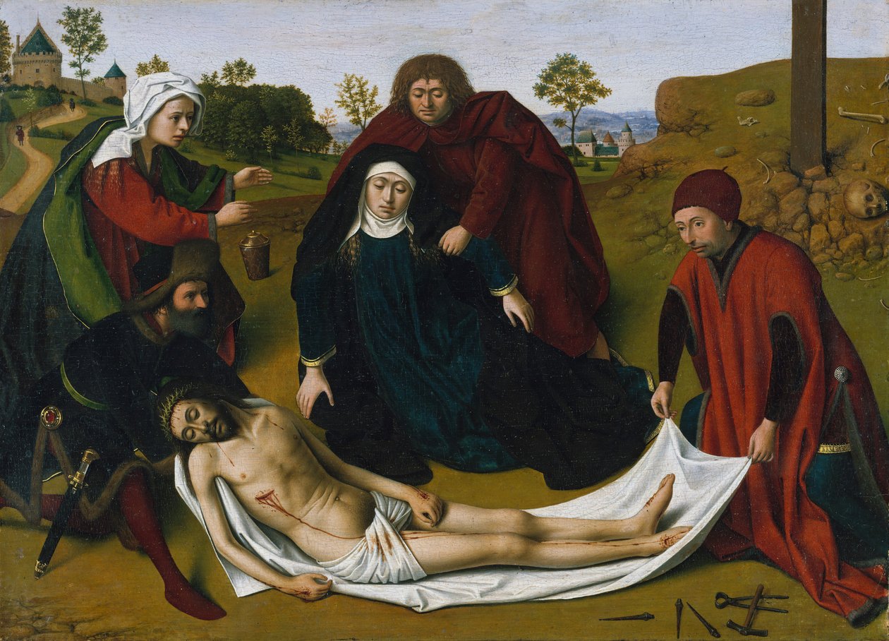 A Lamentação, ca. 1450 de Petrus Christus