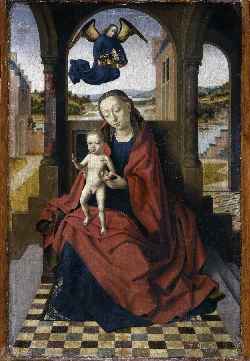 A Madonna e a Criança, 1460 de Petrus Christus