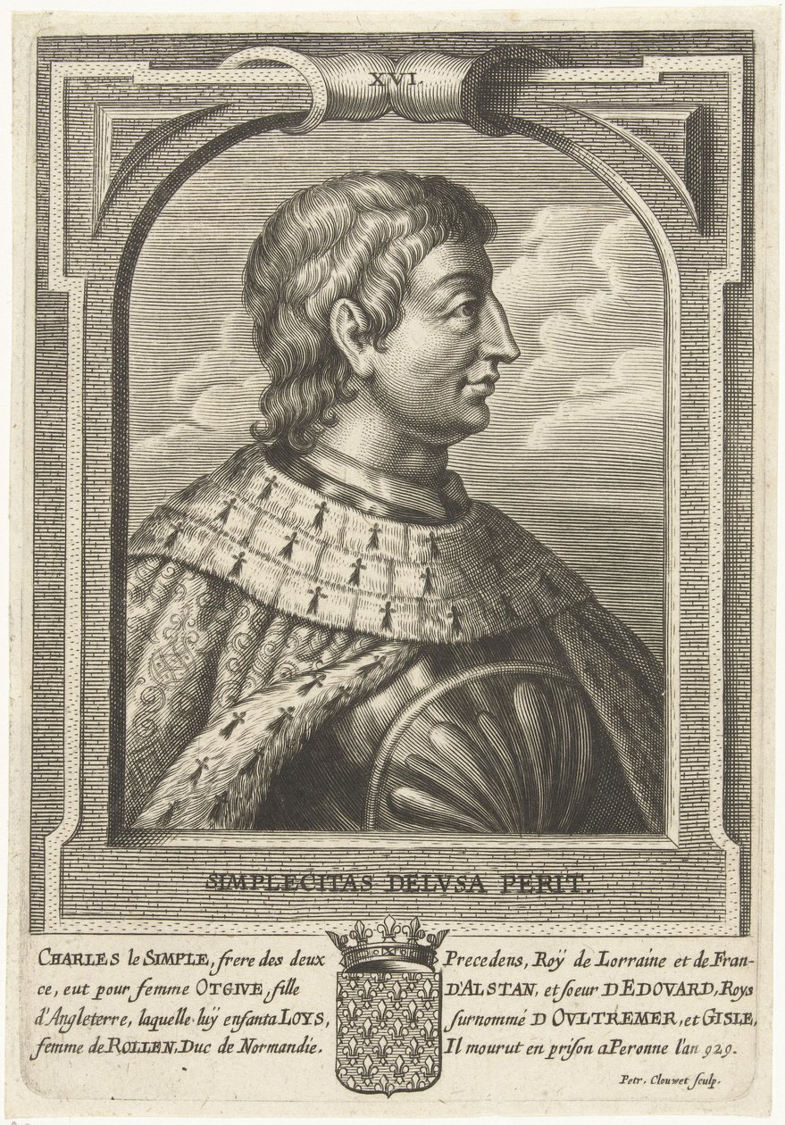 Carlos III de França (879-929) de Petrus Clouwet