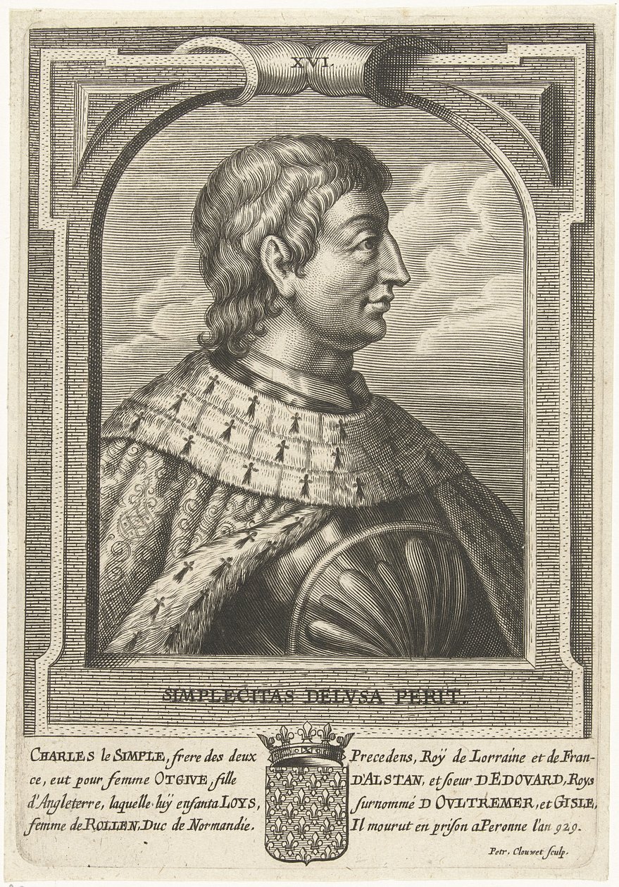 Carlos III, o Simples, Rei da Francia Ocidental de Petrus Clouwet