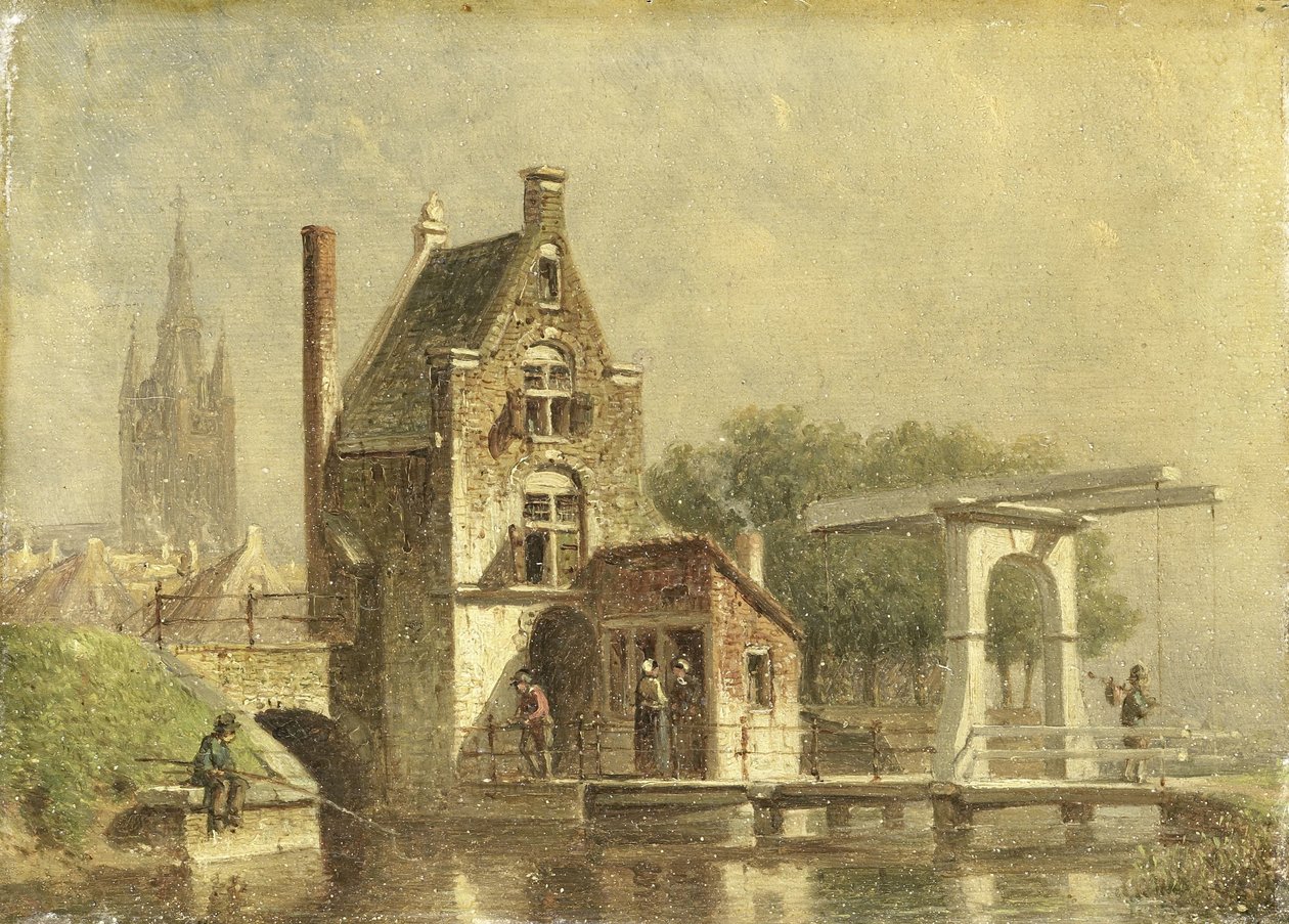 O Koepoort em Delft de Petrus Gerardus Vertin