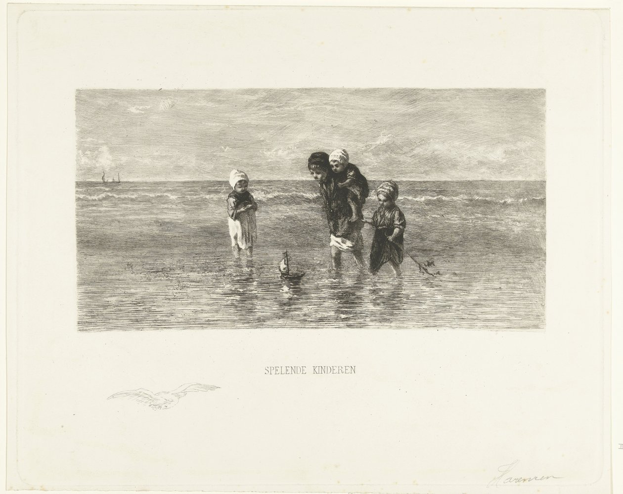 Crianças do mar
Crianças a brincar (título sobre o objecto) de Petrus Johannes Arendzen