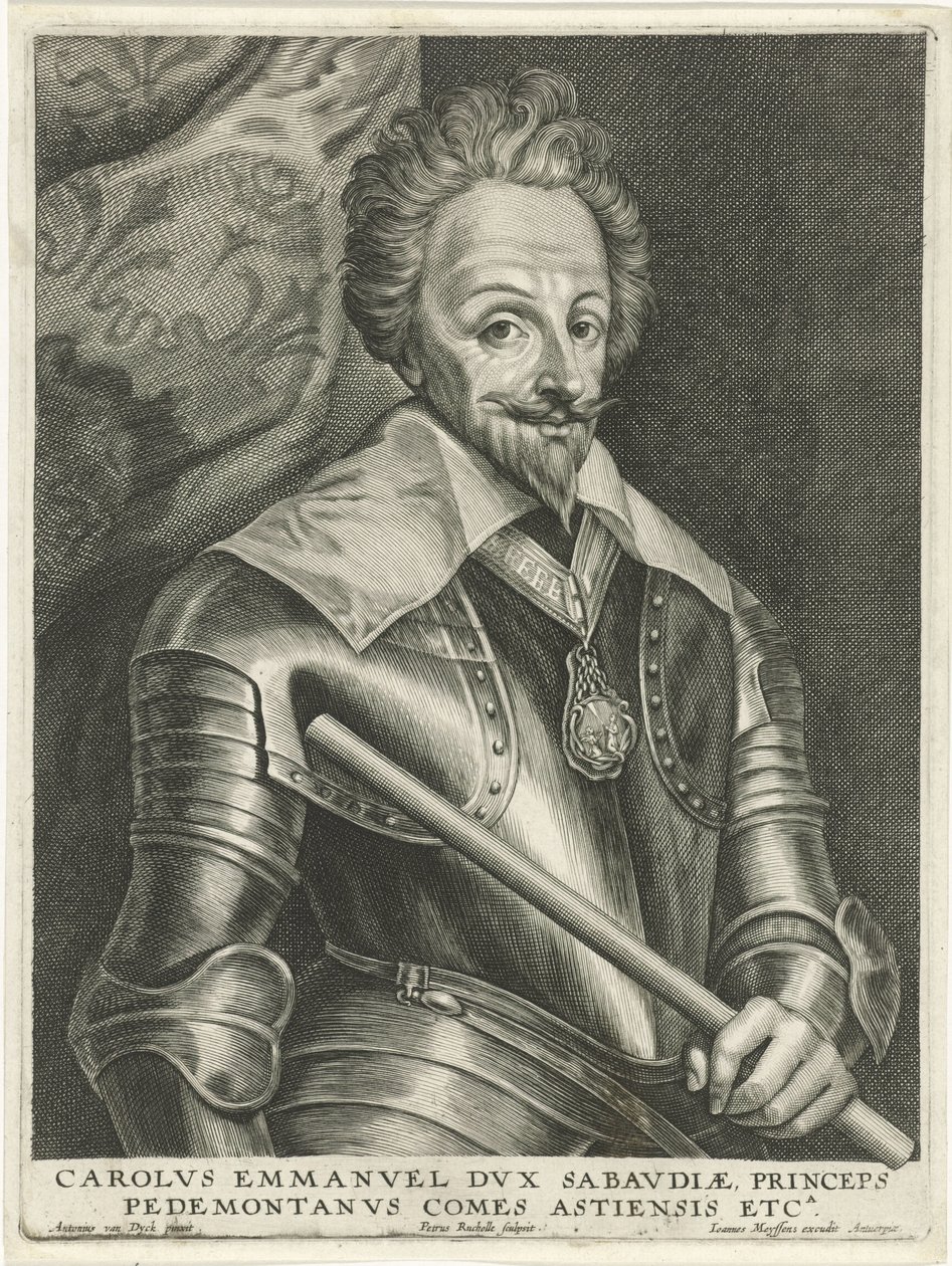 Retrato de Charles Emanuel I de Petrus Rucholle