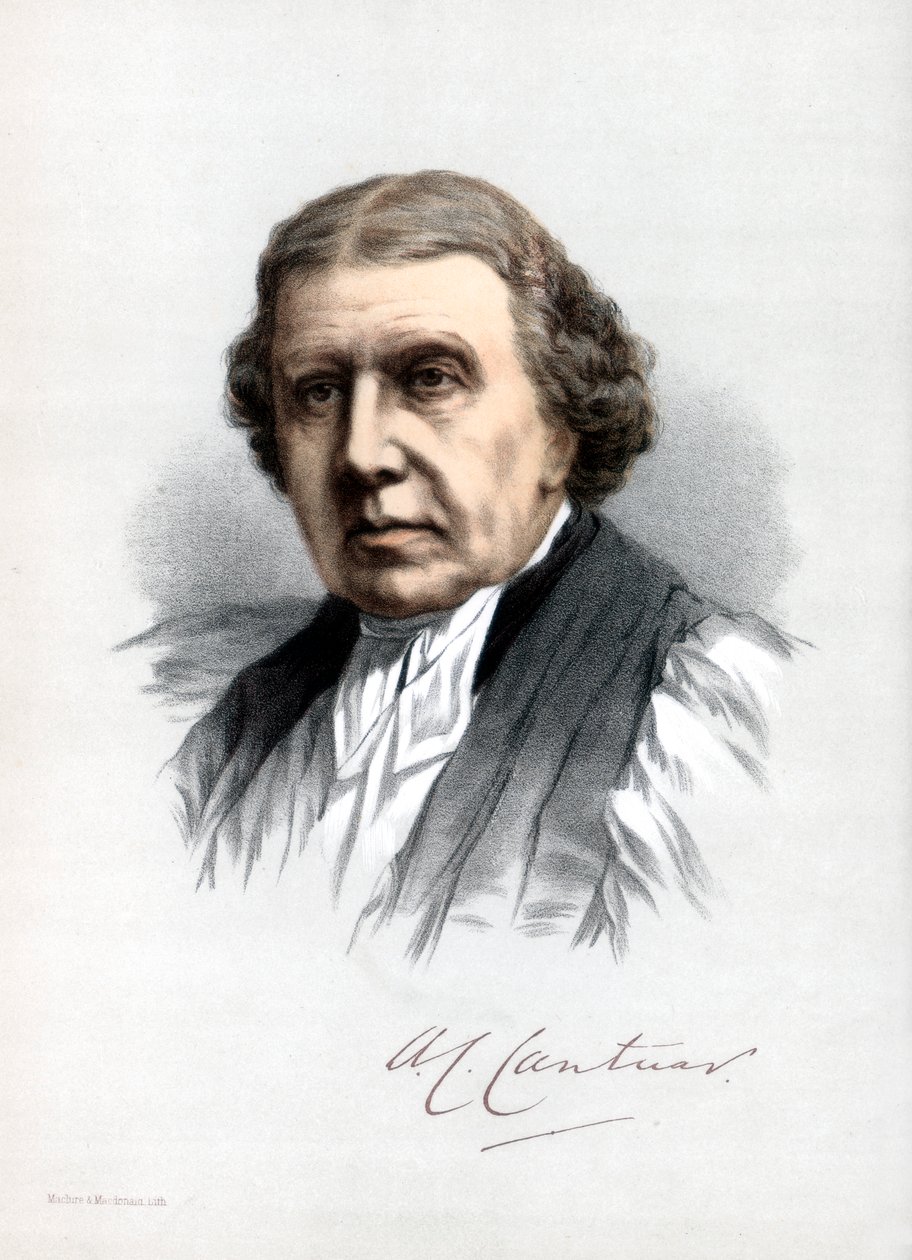 Archibald Campbell Tait, Arcebispo de Canterbury, c1890. de Petter and Galpin Cassell