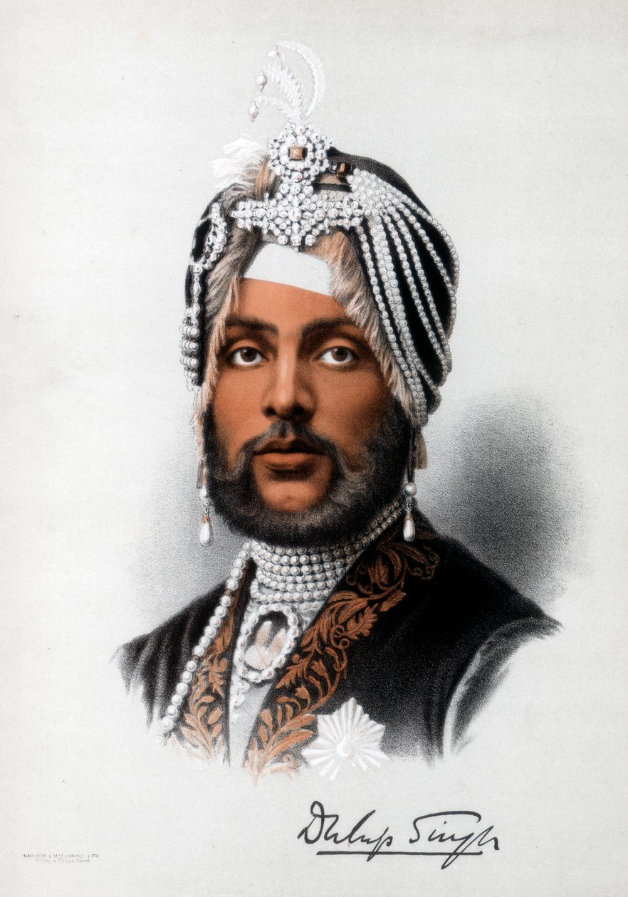 Duleep Singh, governante sikh, c1890. de Petter and Galpin Cassell