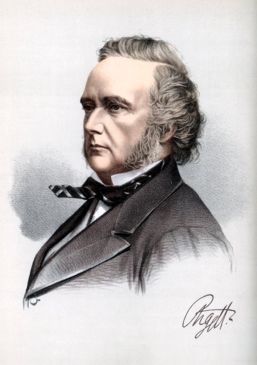 George Campbell, 8º duque de Argyll, político e escritor liberal escocês, c1890. de Petter and Galpin Cassell