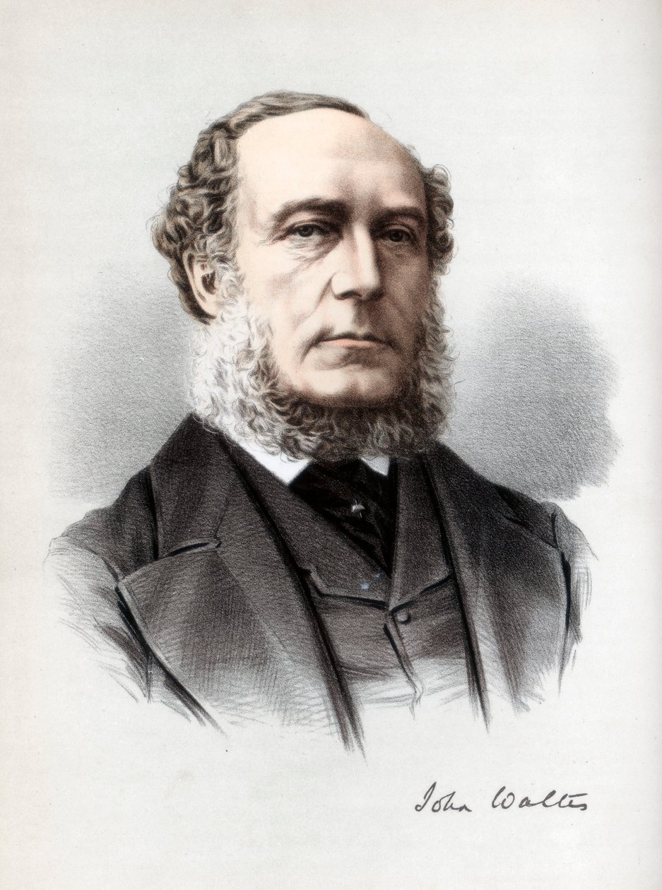 John Walter, político liberal moderado britânico, c1890. de Petter and Galpin Cassell