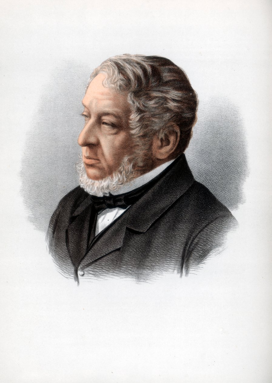 Nathan Rothschild, 1º Barão Rothschild, banqueiro e político britânico, c1890. de Petter and Galpin Cassell