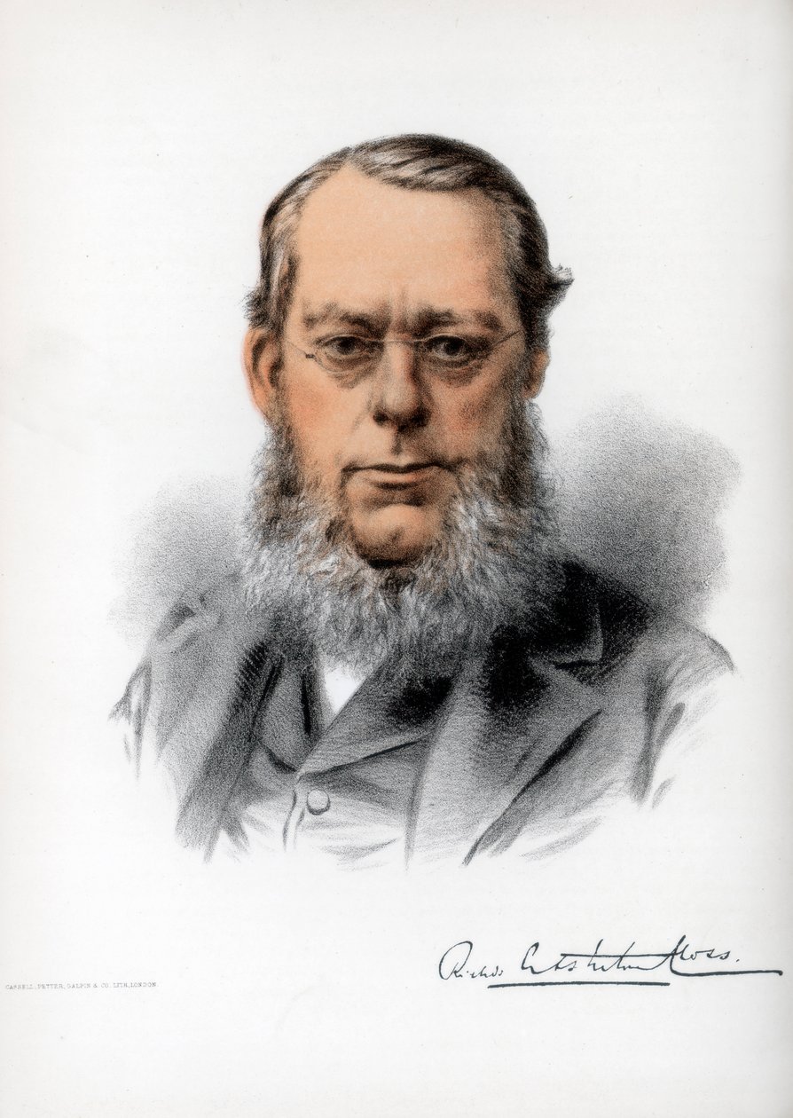 Richard Assheton Cross, 1º Visconde Cross, estadista britânico, c1890. de Petter and Galpin Cassell