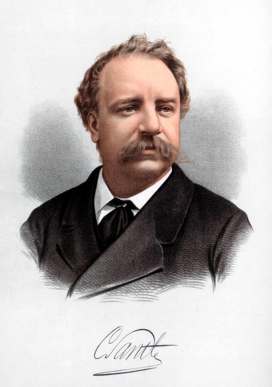 Sir Charles Santley, vocalista inglês, c1890. de Petter and Galpin Cassell