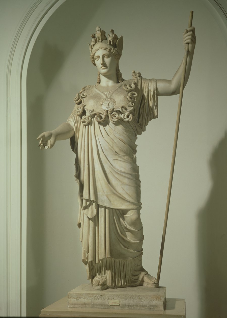 Réplica romana do Athena Farnese (mármore) de Phidias