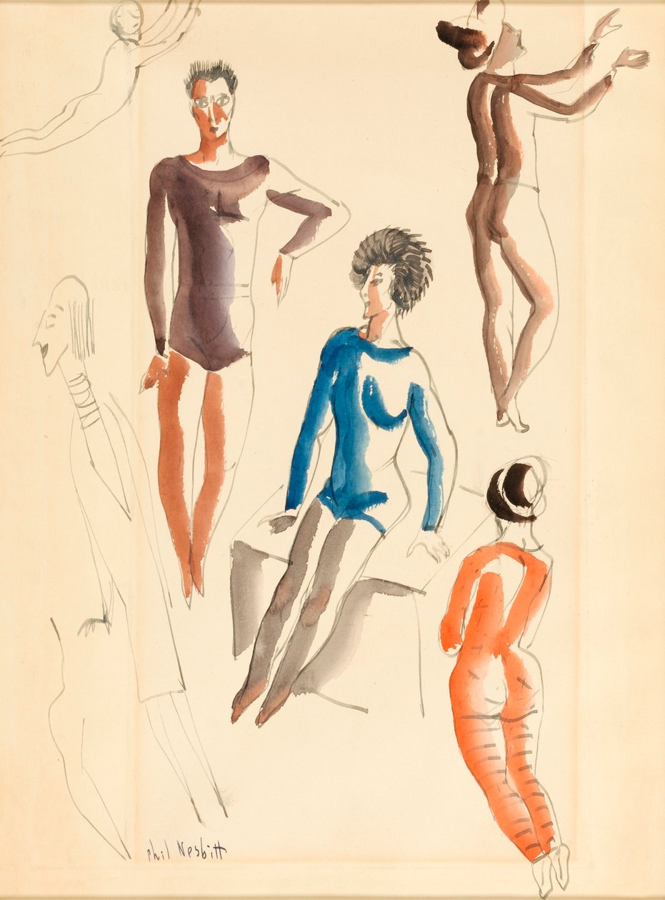 Figuras humorísticas, s.d. de Phil Nesbitt