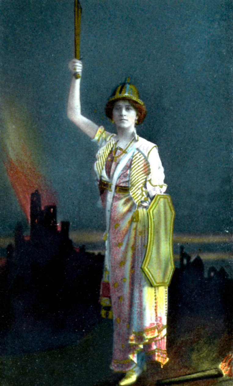 Zena Dare 1887-1975, cantora e atriz inglesa, 1908. de Philco Publishing Company