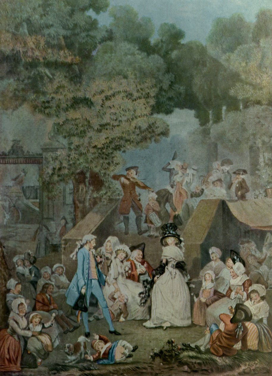 O casamento no castelo de Philibert Louis Debucourt