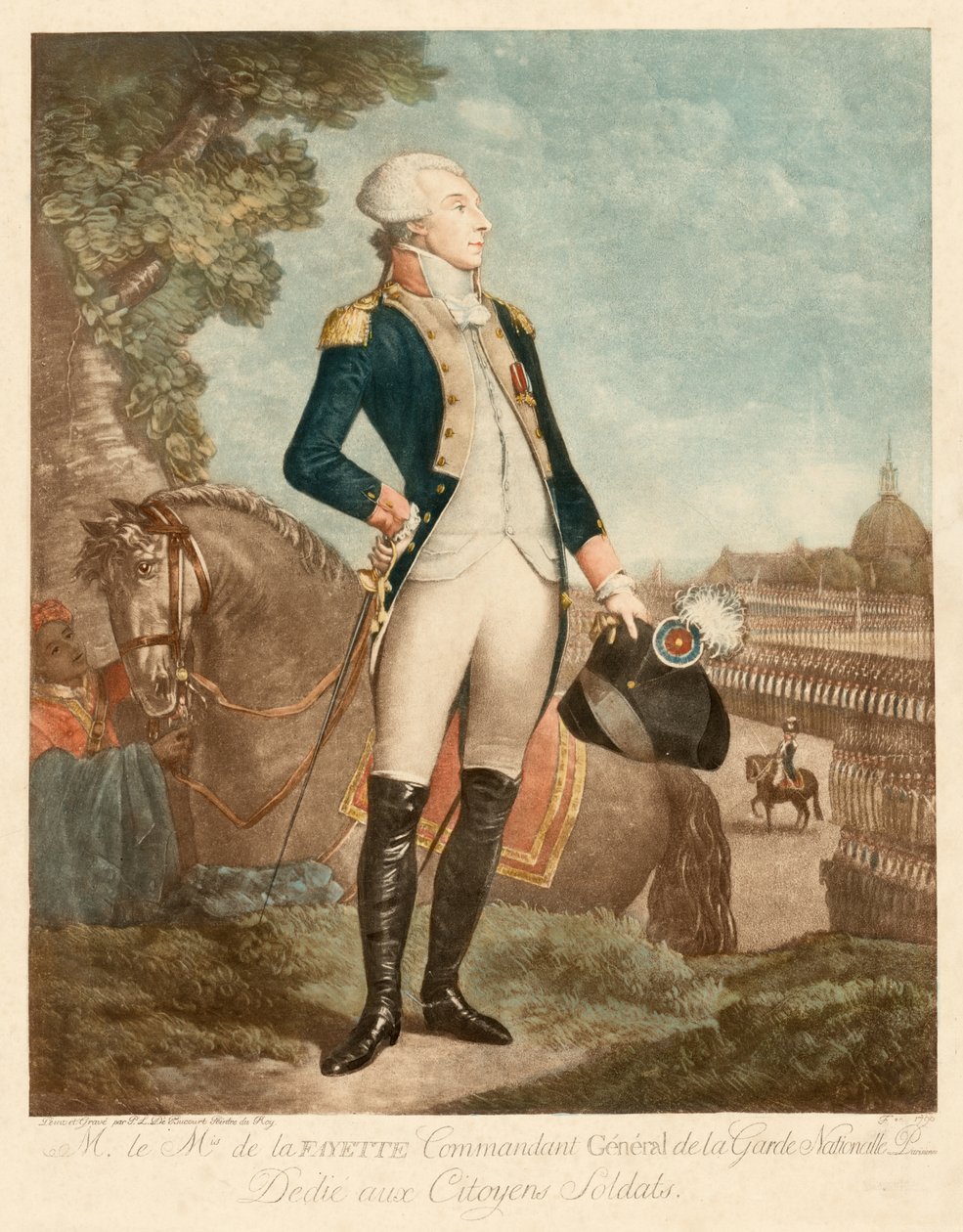 Marquês de Lafayette de Philibert-Louis Debucourt
