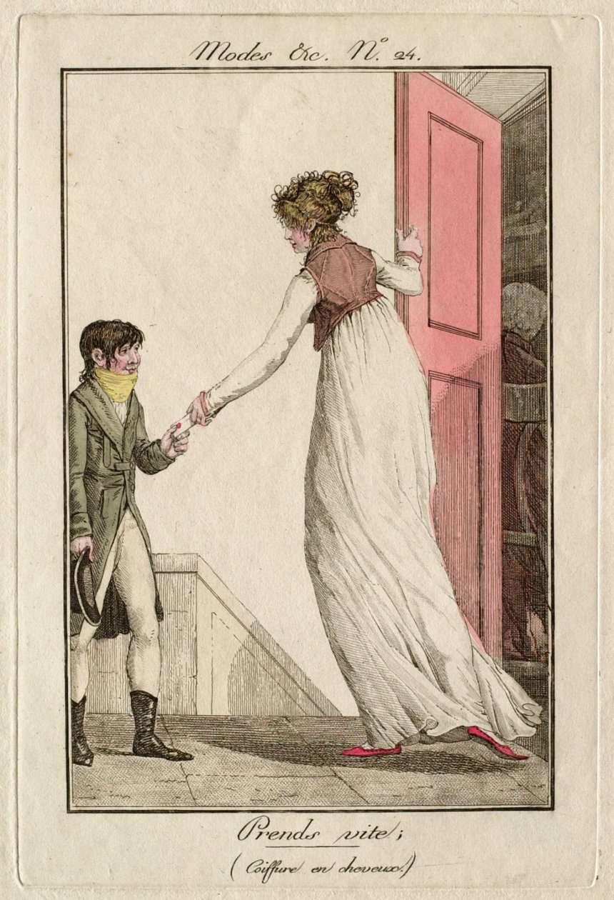 Pega-lhe depressa (penteado) de Philibert-Louis Debucourt