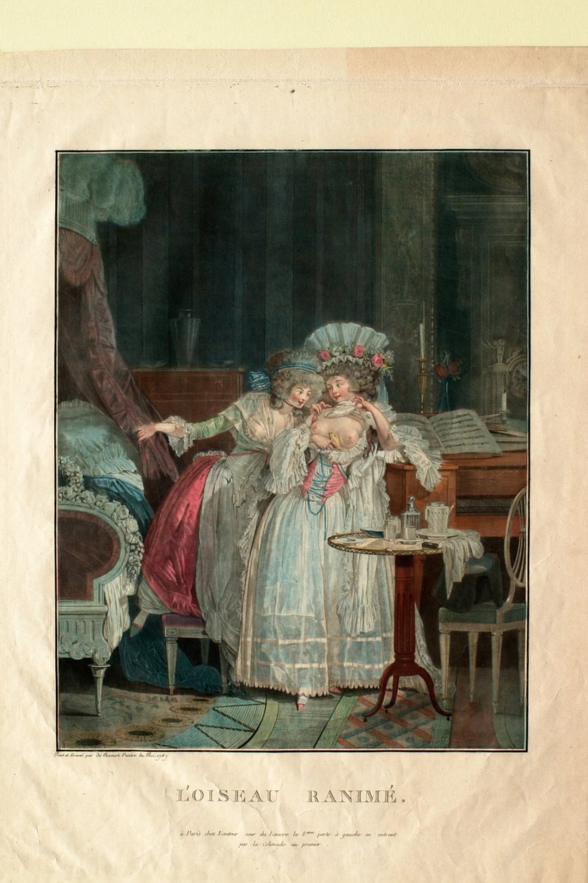 O pássaro reanimado de Philibert-Louis Debucourt