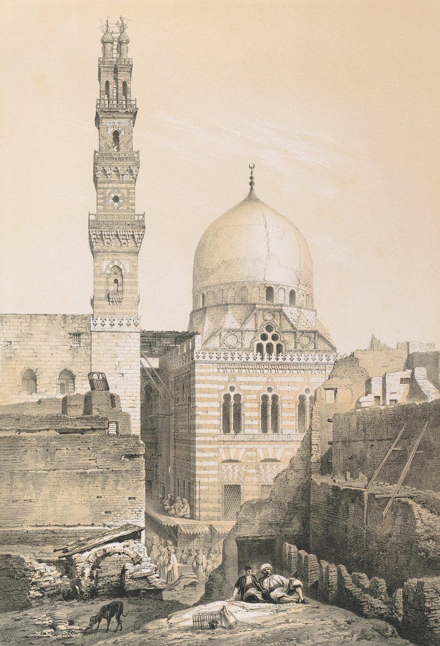 Mesquita e túmulo de El Ghoury de Philibert Joseph Girault de Prangey