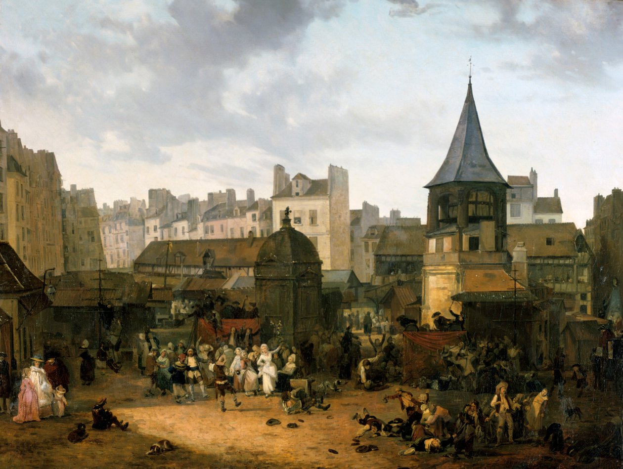 Uma celebração pelo nascimento do herdeiro francês aparente, 1781 1783 de Philibert Louis Debucourt