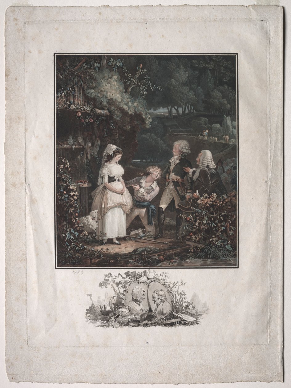 Annette e Lubin, 1789. de Philibert Louis Debucourt