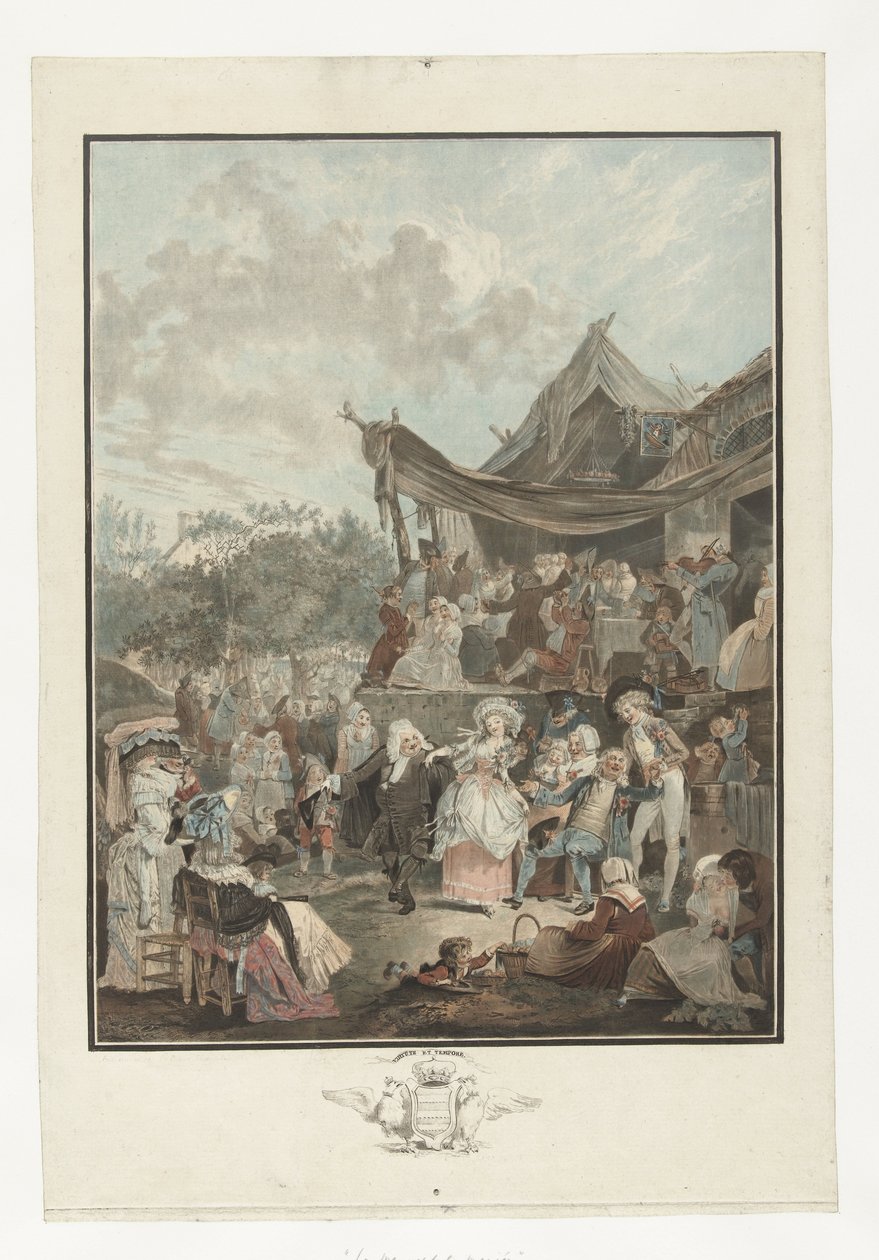 Dansende bruid
O Minueto da Noiva de Philibert Louis Debucourt