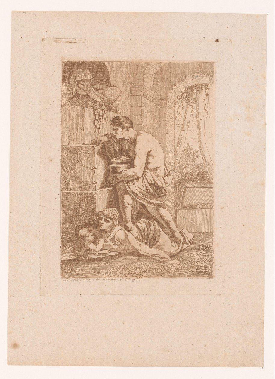Edouard e o ouro de Philibert Louis Debucourt