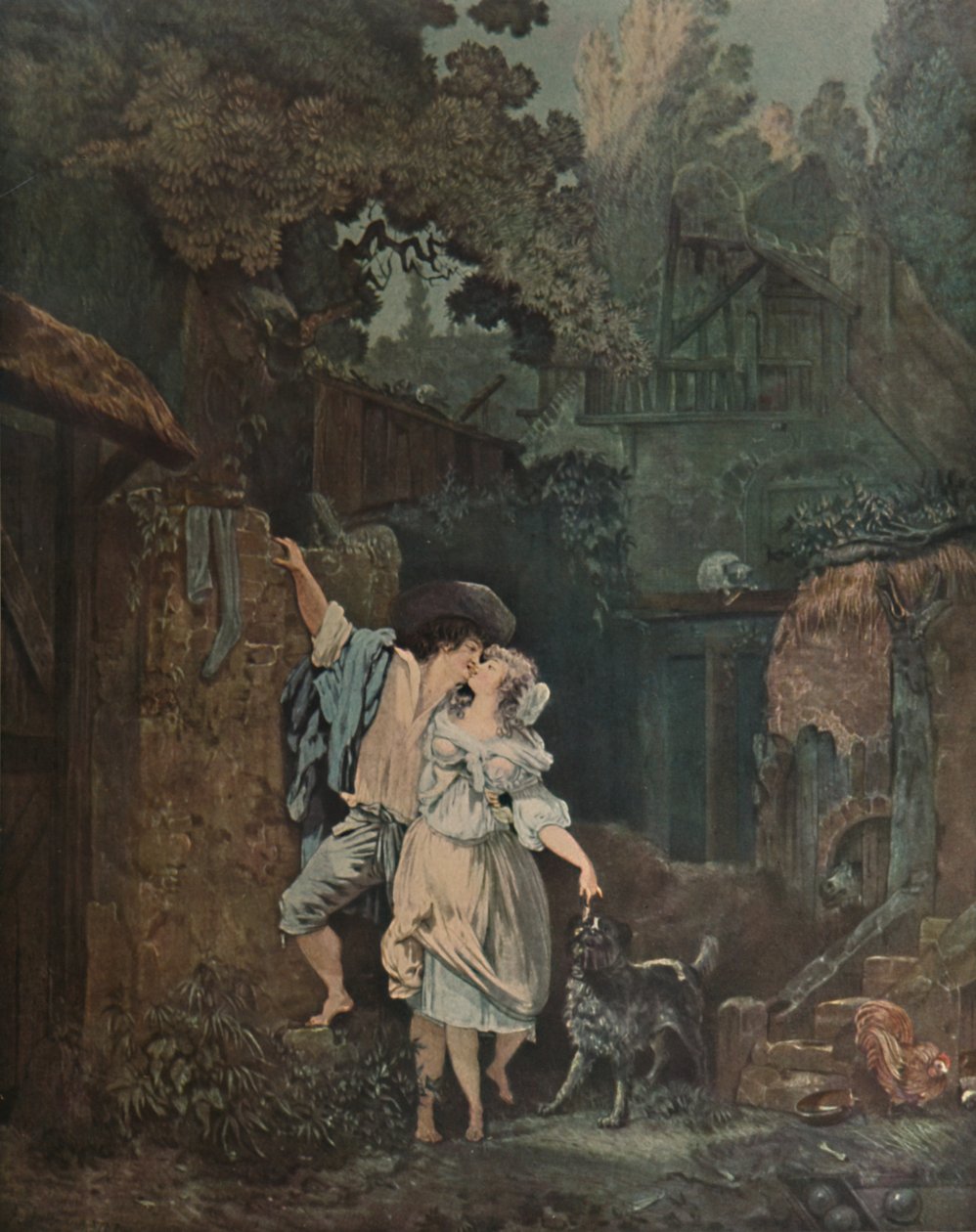 A escalada ou o público da manhã, 1787, 1913 de Philibert Louis Debucourt