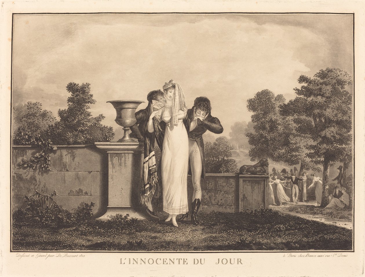 O inocente do dia de Philibert Louis Debucourt