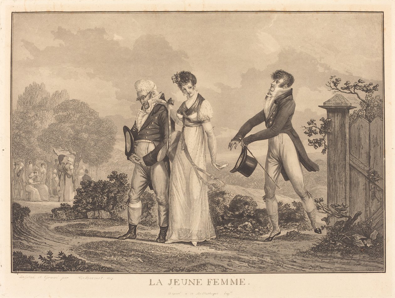 A jovem senhora de Philibert Louis Debucourt