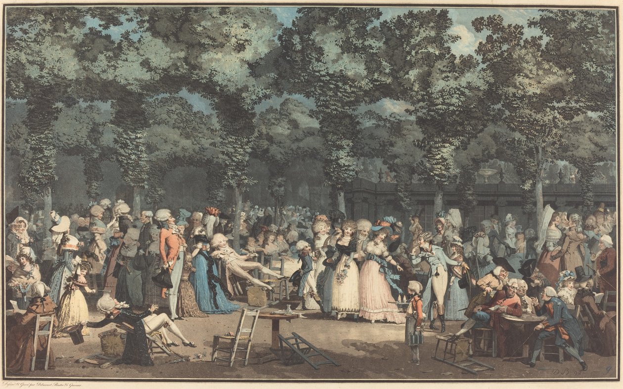 O Passeio Público de Philibert Louis Debucourt