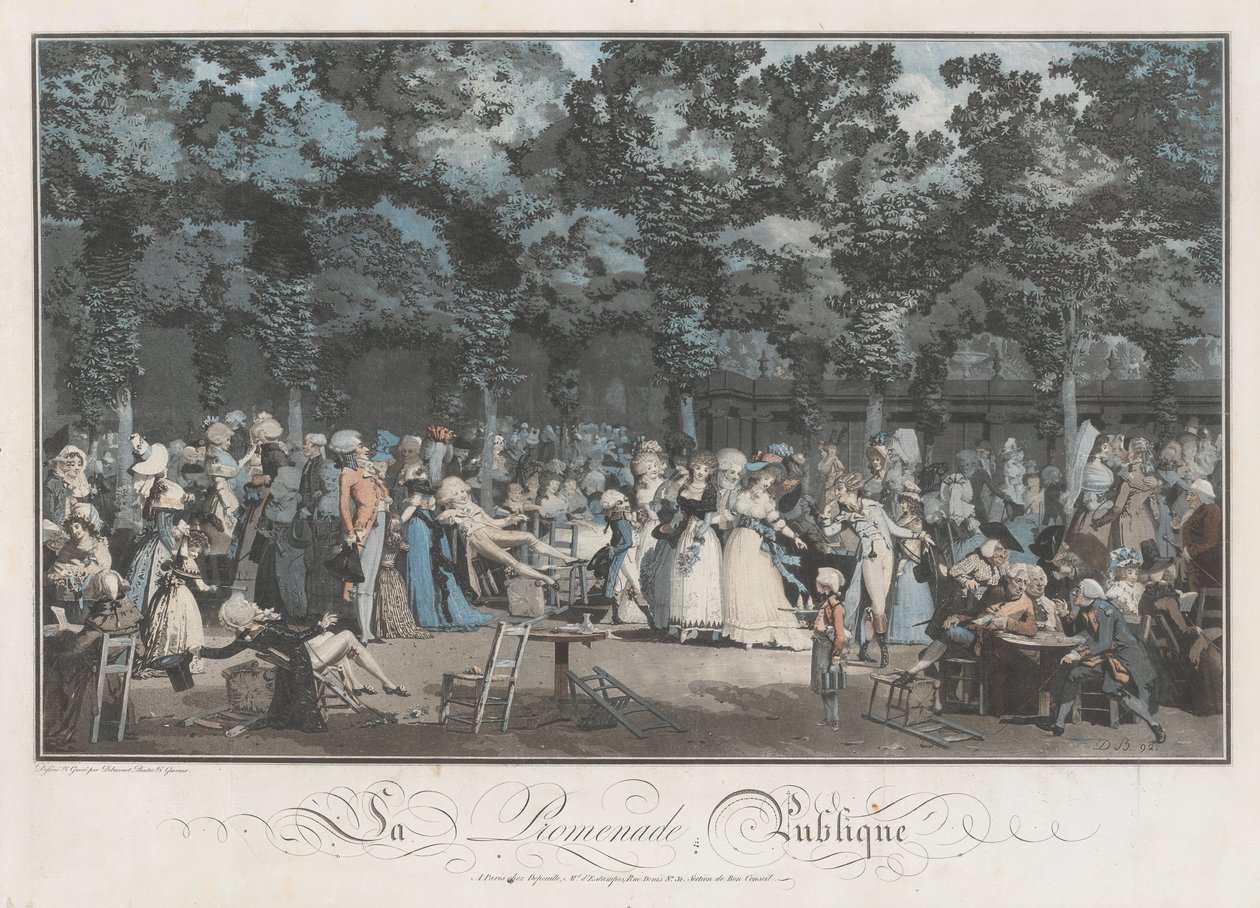 O Passeio Público de Philibert Louis Debucourt