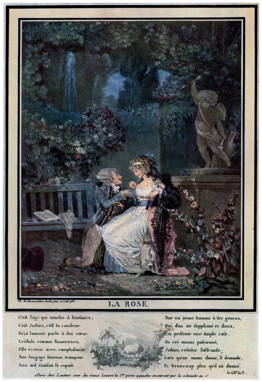 A Rosa, 1788, 1931. de Philibert Louis Debucourt