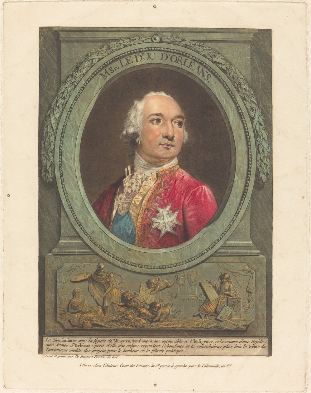 Mons. O Duque de Orleans de Philibert Louis Debucourt