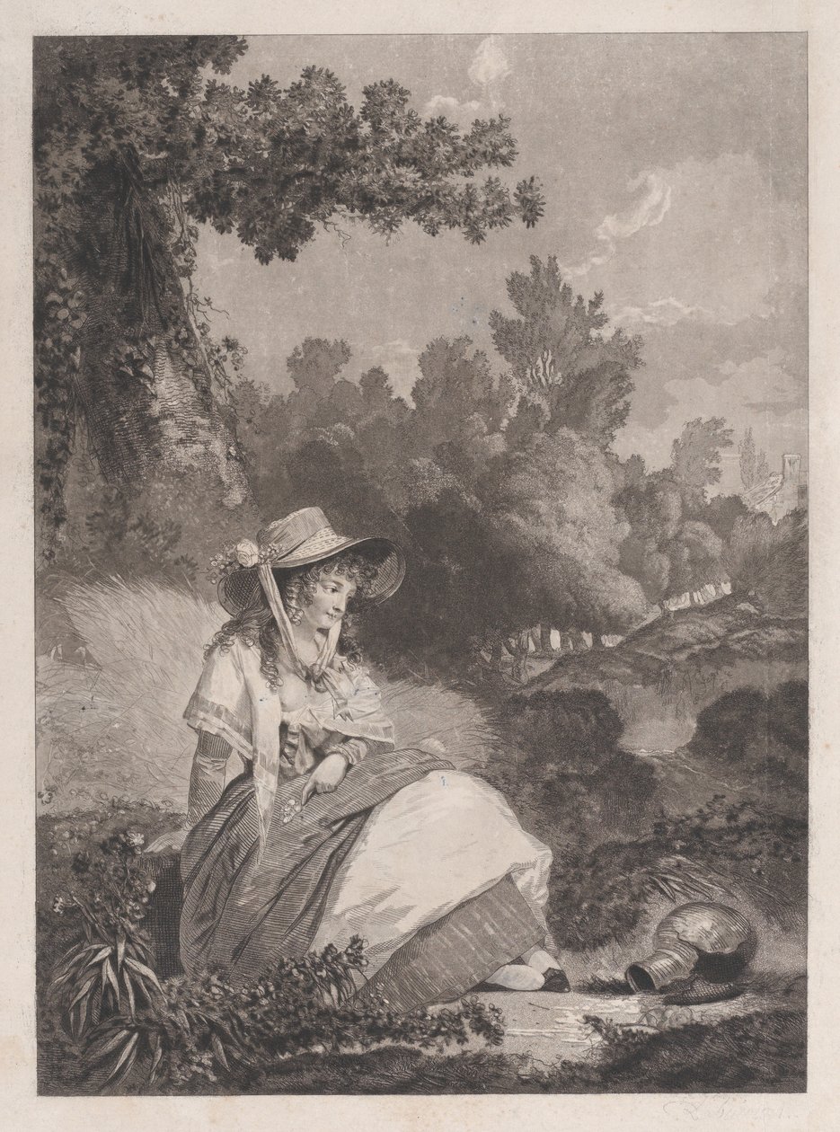 Pobre Annette, 1795. de Philibert Louis Debucourt