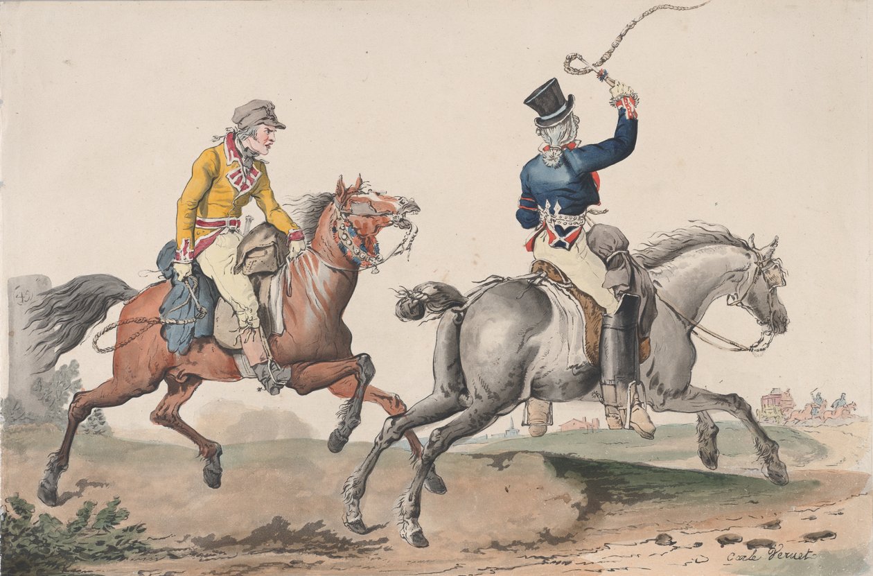 Estrada dos Correios, 1817. de Philibert Louis Debucourt
