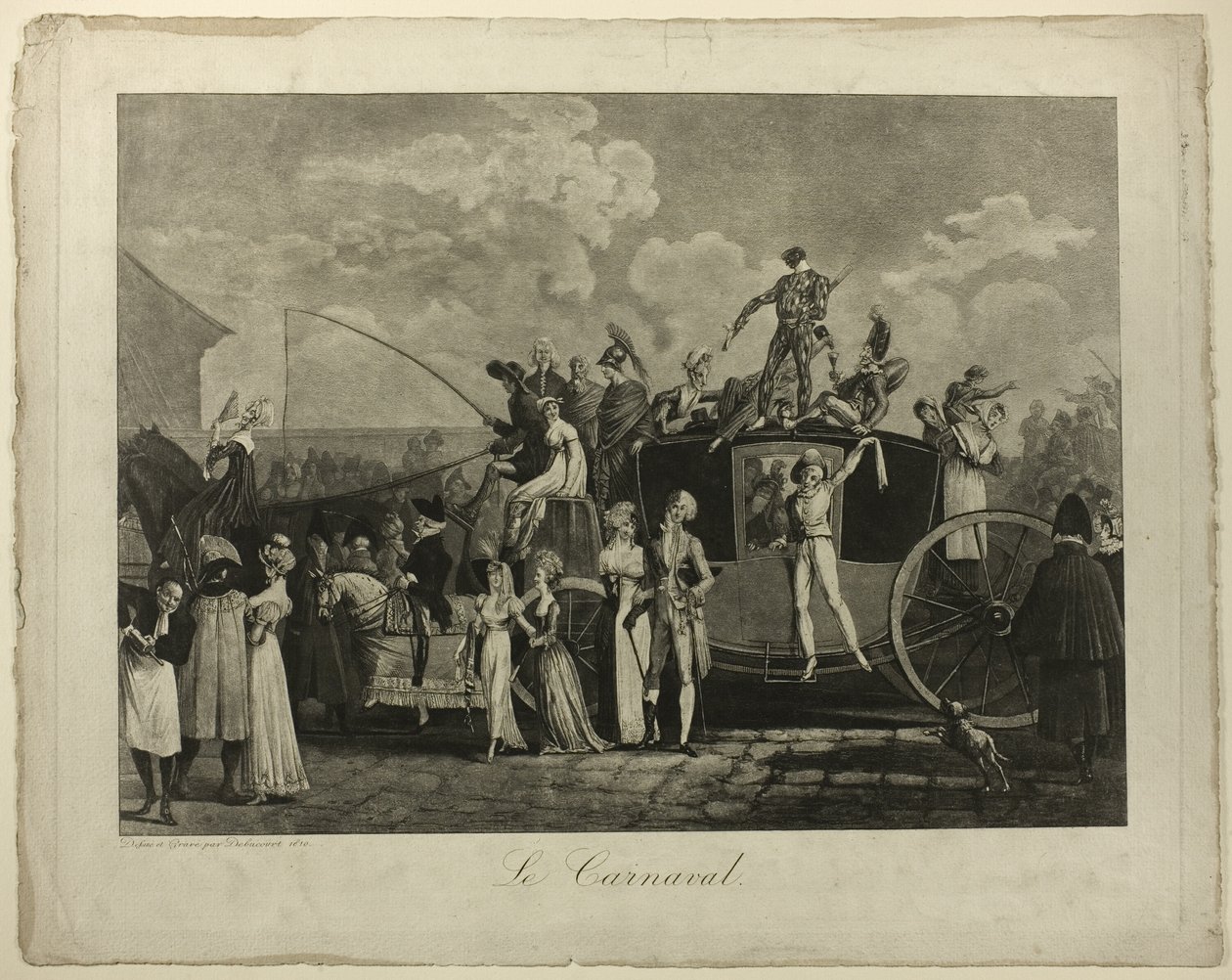 O Carnaval de Philibert Louis Debucourt