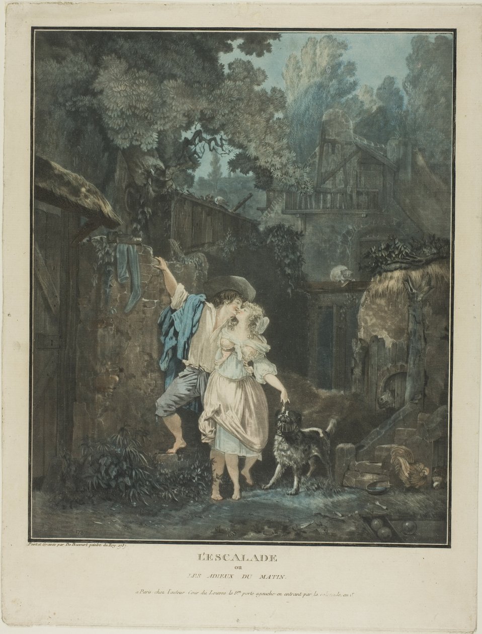 A escalada de Philibert Louis Debucourt