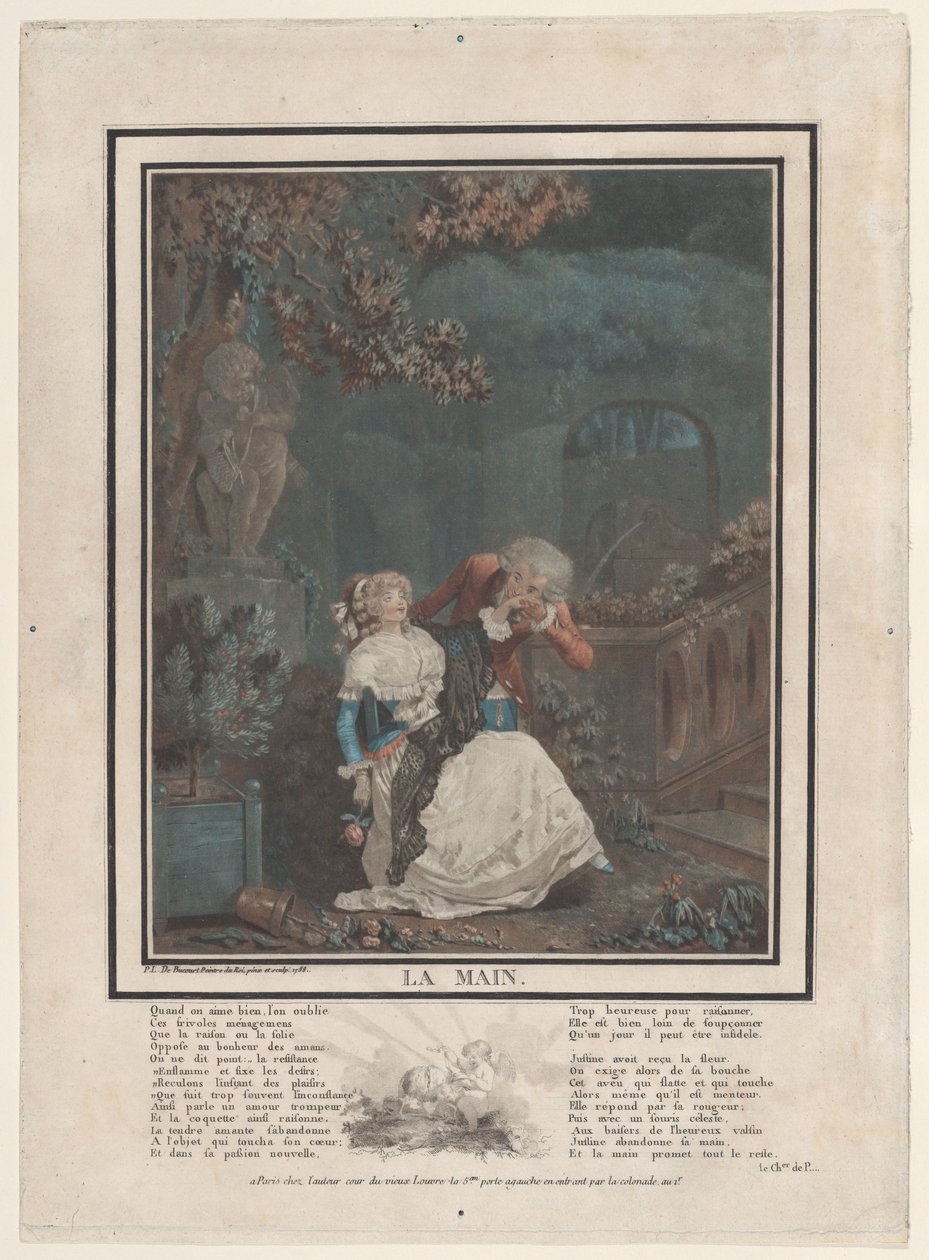 A mão, 1788. de Philibert Louis Debucourt