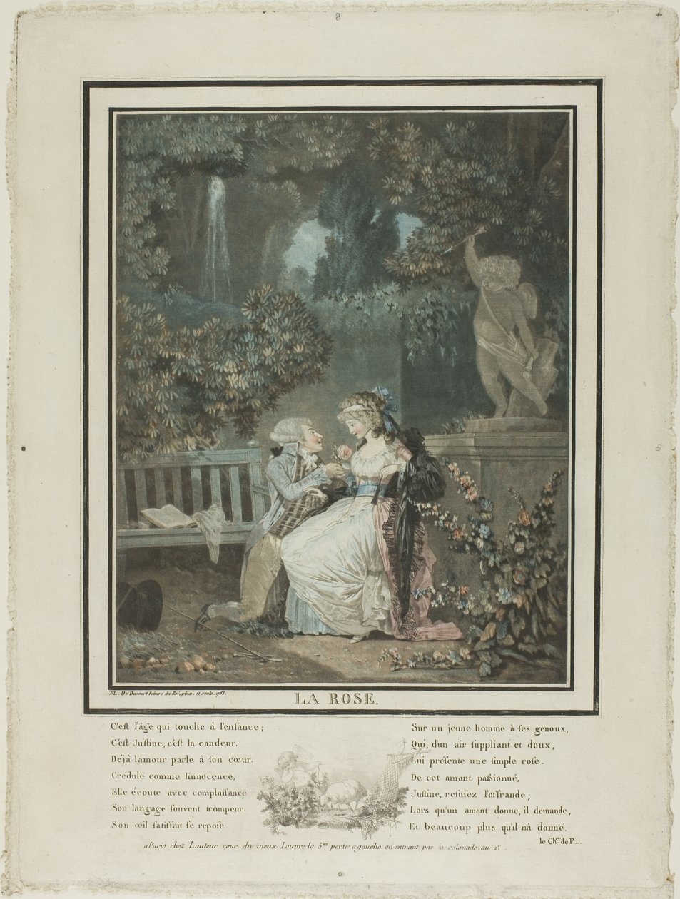 A Rosa de Philibert Louis Debucourt