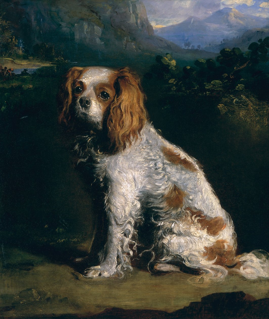 Um rei Charles Spaniel de Philip Reinagle
