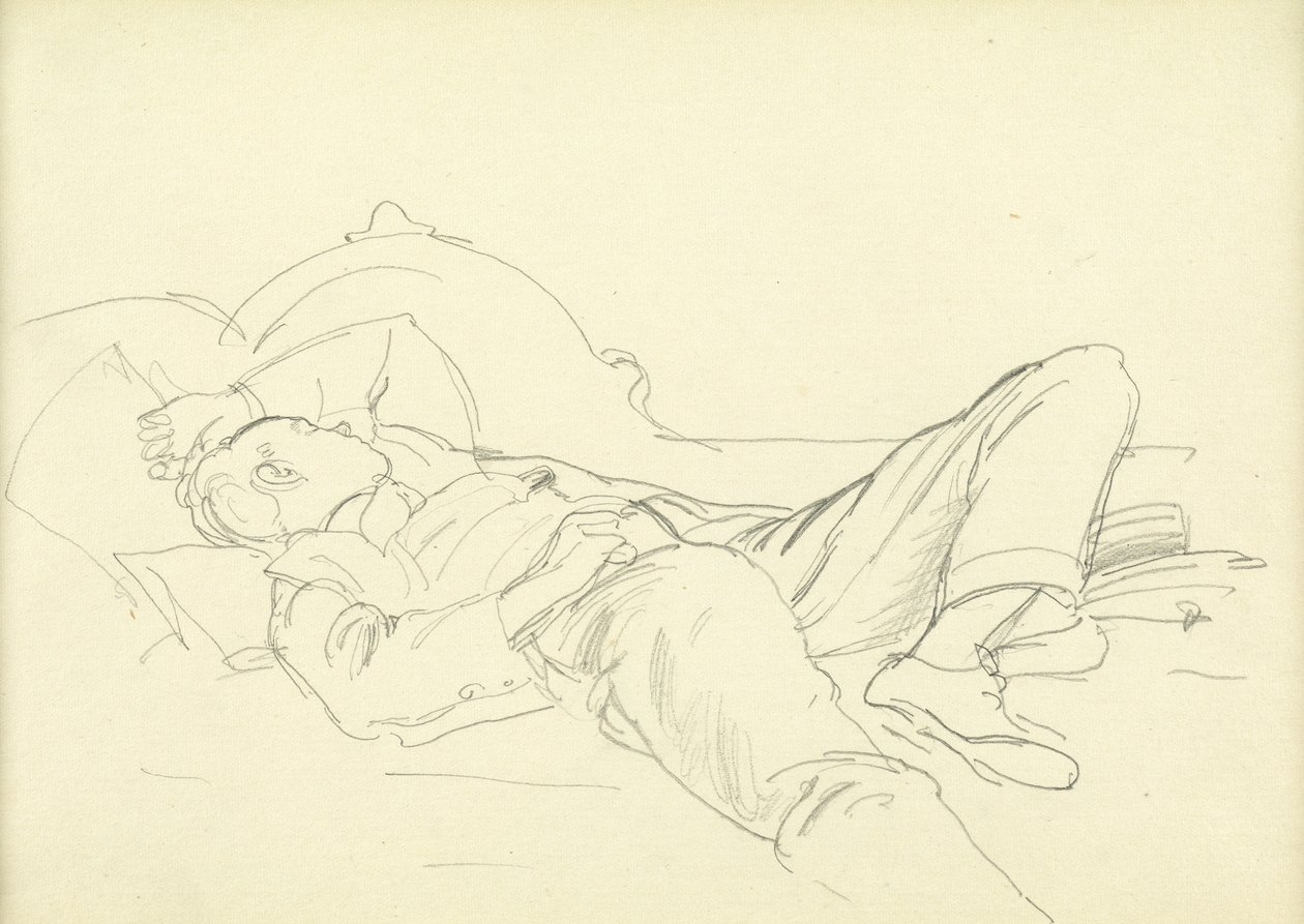 Menino dormindo de Philip Wilson Steer