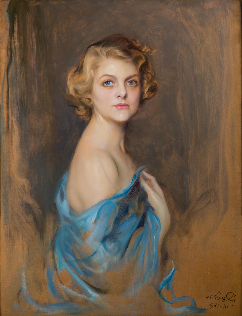 Retrato da Sra. Theodore P. Grosvenor (née Anita Strawbridge, 1901-1987) de Philip de László