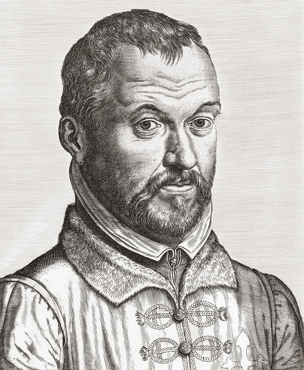 Benito Arias Montano. Portrait. (print) de Philip (after) Galle