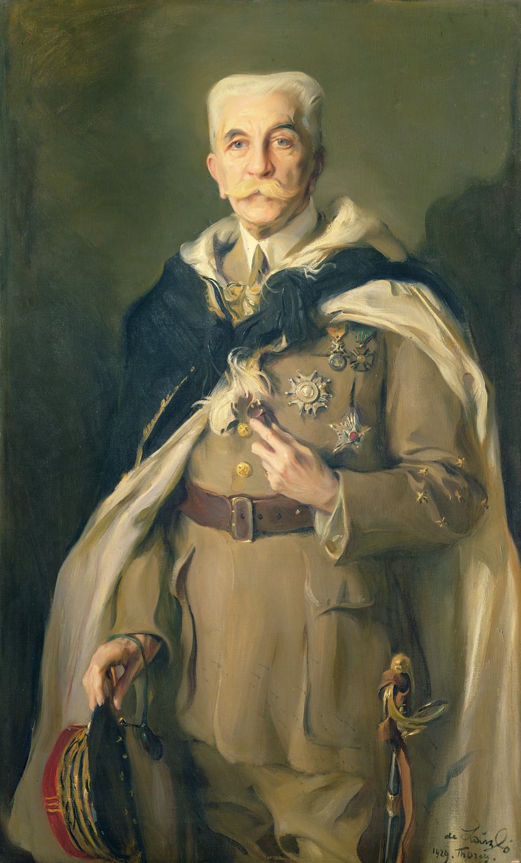 Marechal Louis Hubert Gonzalve Lyautey (1854-1934) 1929 (óleo sobre tela) de Philip Alexius de Laszlo