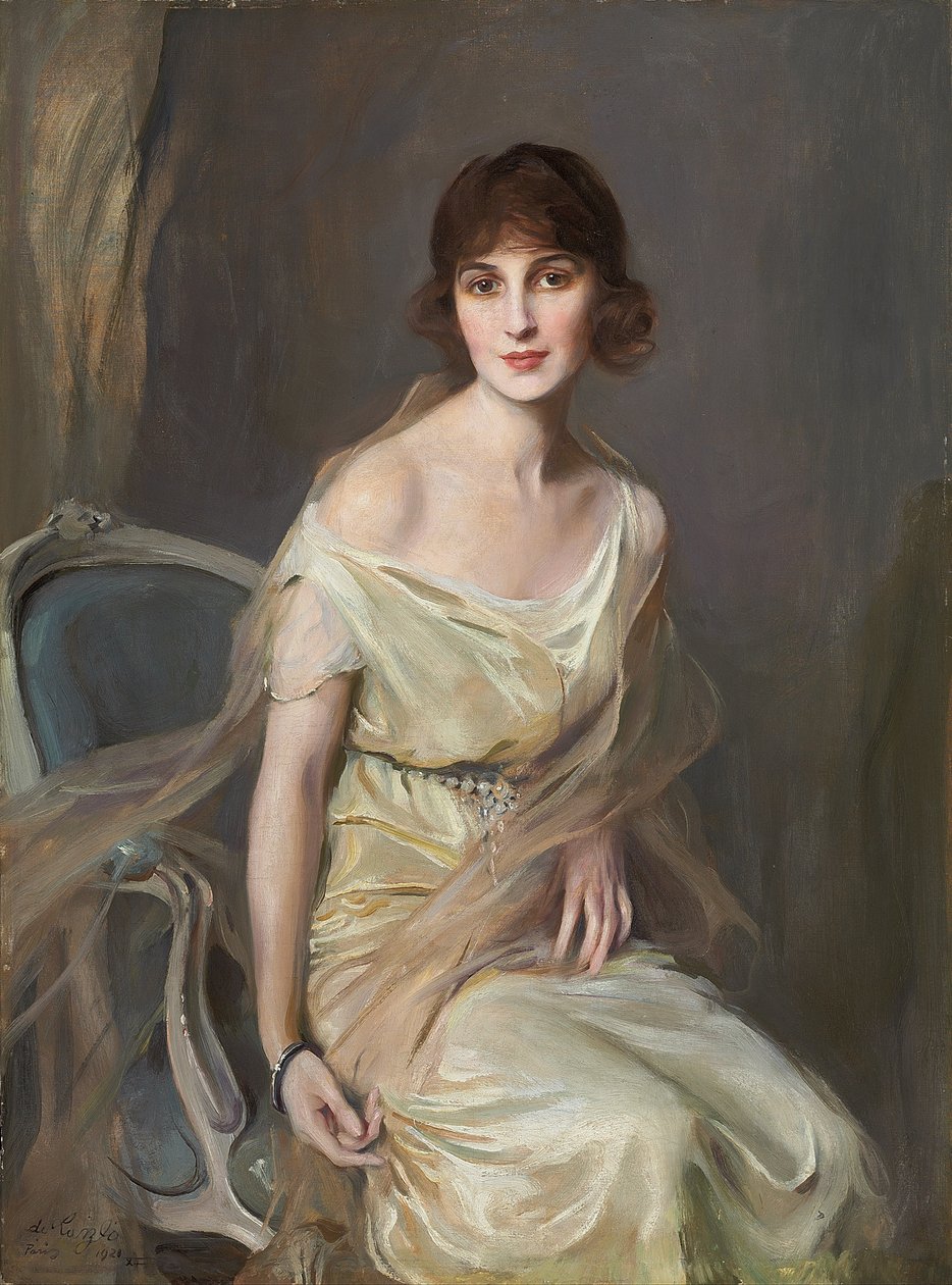 Portrait of Dona Maria Mercedes de Alvear de Philip Alexius de Laszlo