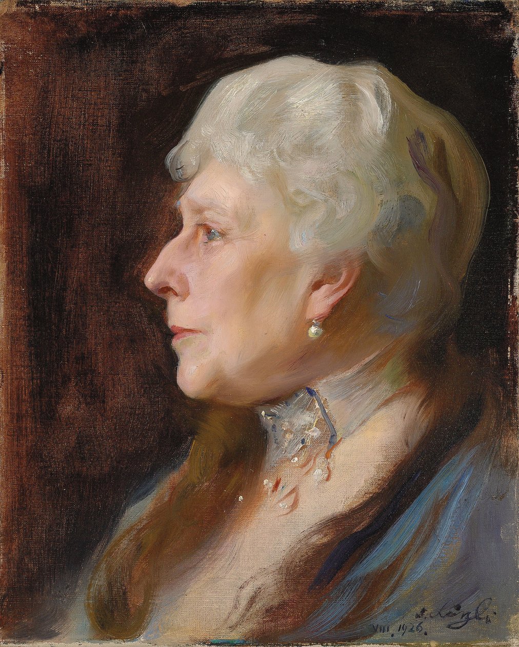 Retrato da Princesa Henry de Battenberg (Princesa Beatrice da Grã-Bretanha) de Philip Alexius de Laszlo