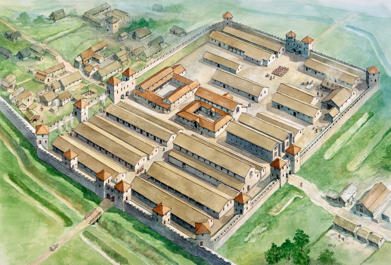 Forte Romano de Birdoswald, século III, c1990-2010 de Philip Corke
