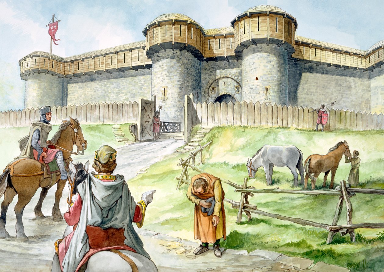 Castelo de Helmsley, século 13, c1990-2010 de Philip Corke