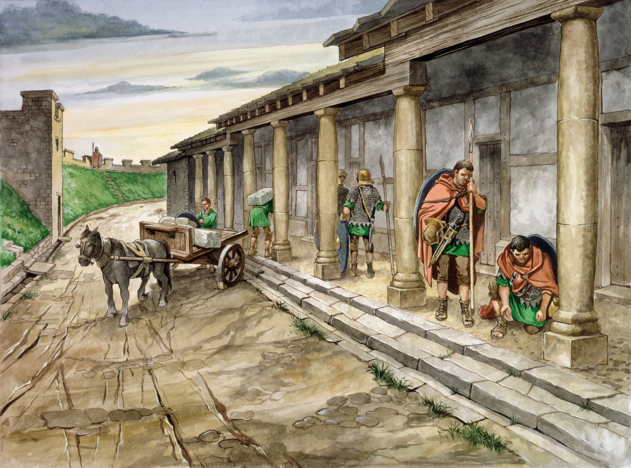Forte Romano das Casas, século II, c1990-2010 de Philip Corke