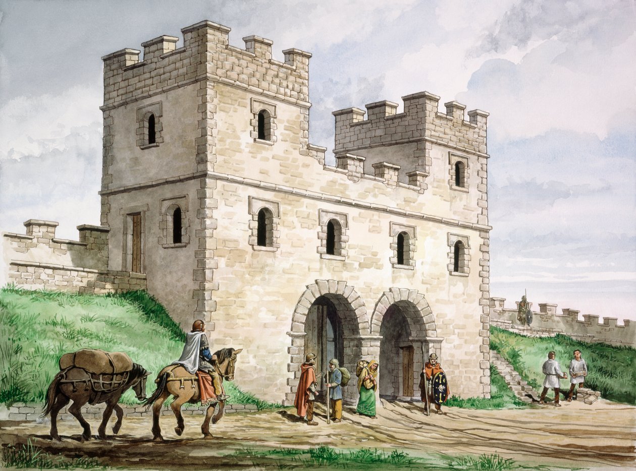Forte Romano das Casas, século II, c1990-2010 de Philip Corke